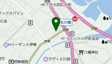 東海バストラベル伊東の地図画像