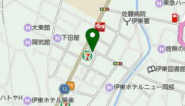ピザーラ伊東店の地図画像