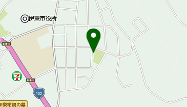 伊東市役所 大原児童図書館の地図画像