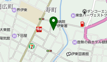 伊東市役所 生涯学習センター ひぐらし会館の地図画像