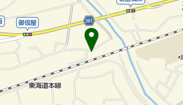 弓岡硝子店の地図画像