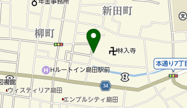 河辺商店の地図画像