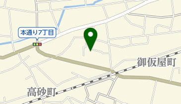 七丁目公会堂の地図画像