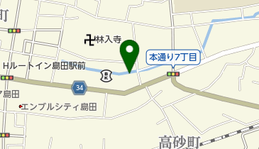 大池化粧品店の地図画像