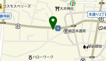 石野写真館の地図画像