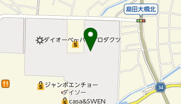 ザ・クロックハウスアピタ島田店の地図画像