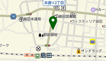 ビューティーハウス愛の地図画像