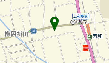 オザワ美容室の地図画像