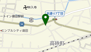 中村菓子舗の地図画像