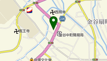 秋山理容店の地図画像