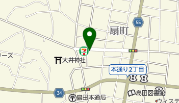 アサイ理容の地図画像