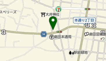 飯原床屋の地図画像