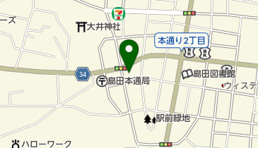 魚角の地図画像