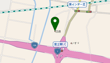 日本通運株式会社富士物流センターの地図画像