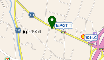 モトサービス富士の地図画像