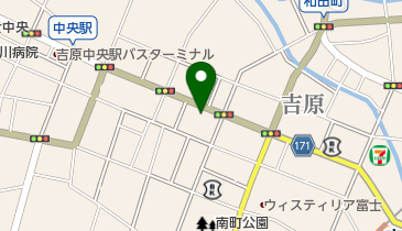 コットンマート富士吉原店の地図画像