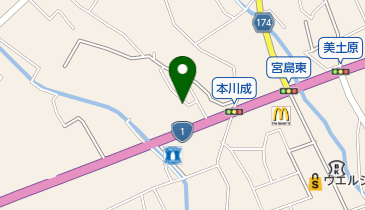 メナード化粧品 川成島代行店の地図画像