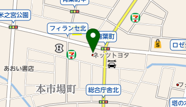 ネッツトヨタスルガ株式会社富士店の地図画像