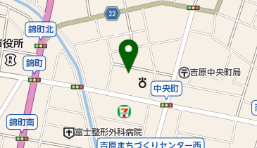 静岡地方検察庁富士支部の地図画像