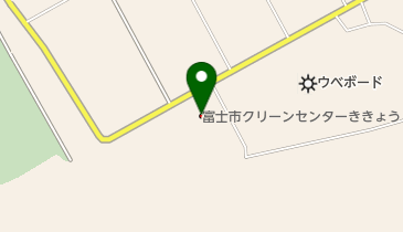 富士市役所 クリーンセンターききょうの地図画像