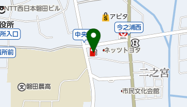 第一商事株式会社 磐田中央町サービスステーションの地図画像