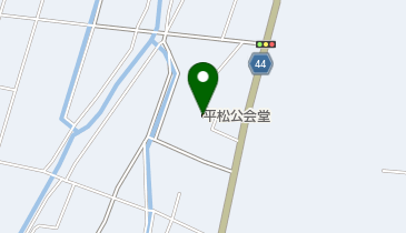 平松区公会堂の地図画像