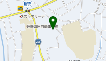 神心教本部の地図画像