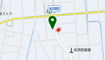 加茂西屋の地図画像