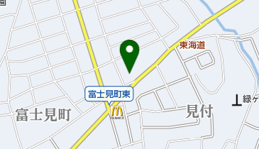 藤の花磐田店の地図画像