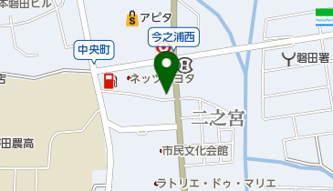 ポエム美容室の地図画像