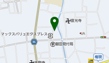 金子米店の地図画像