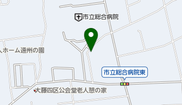 おおくぼ薬局の地図画像