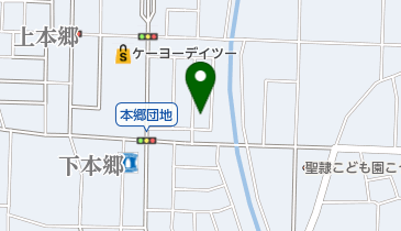 ヘアーサロンカワイの地図画像