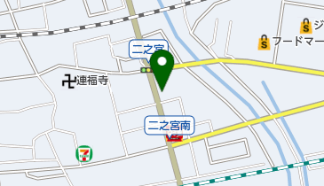理容大杉の地図画像