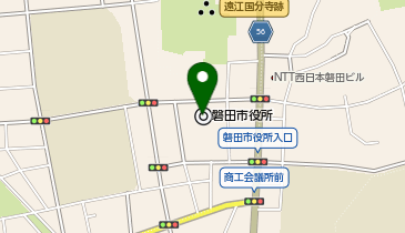 磐田市役所の地図画像