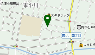 松の井指圧鍼灸院の地図画像