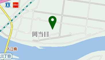 岡当目公会堂の地図画像