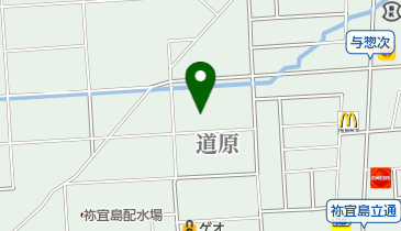 北道原集会所の地図画像