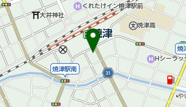 焼津市観光協会の地図画像