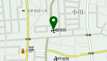 蔵珠院の地図画像