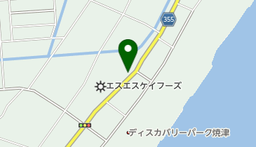 エスエスケイフーズ株式会社の地図画像