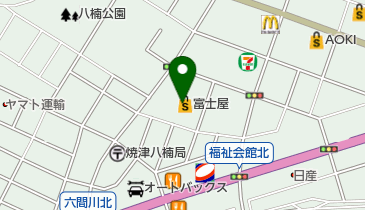 知久屋 焼津東名店の地図画像
