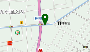 萩原理容所の地図画像