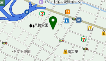 焼津さかなセンター大食堂渚の地図画像