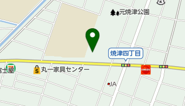 焼津市役所 焼津体育館の地図画像