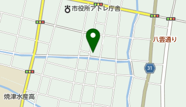 焼津市役所 二区コミュニティ防災センターの地図画像