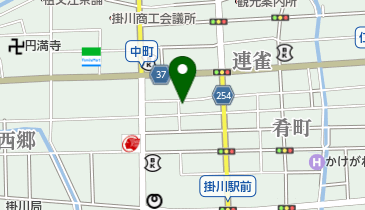 掛川長生館の地図画像