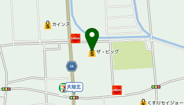 100円ショップセリア 大東店の地図画像