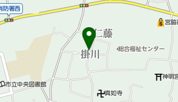 掛川囲碁同好会の地図画像