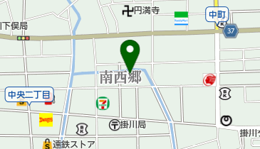 掛川カトリック教会の地図画像
